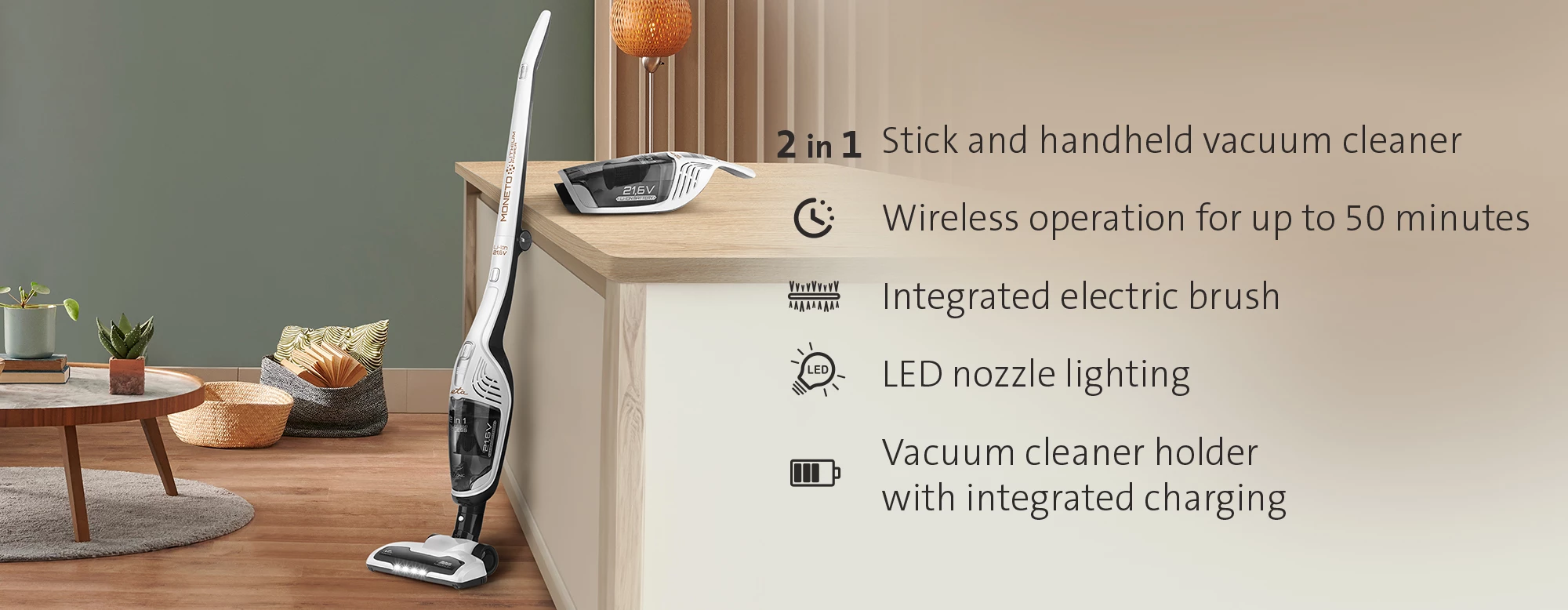 Fshesë Me Bateri Eta Moneto II ETA545390000