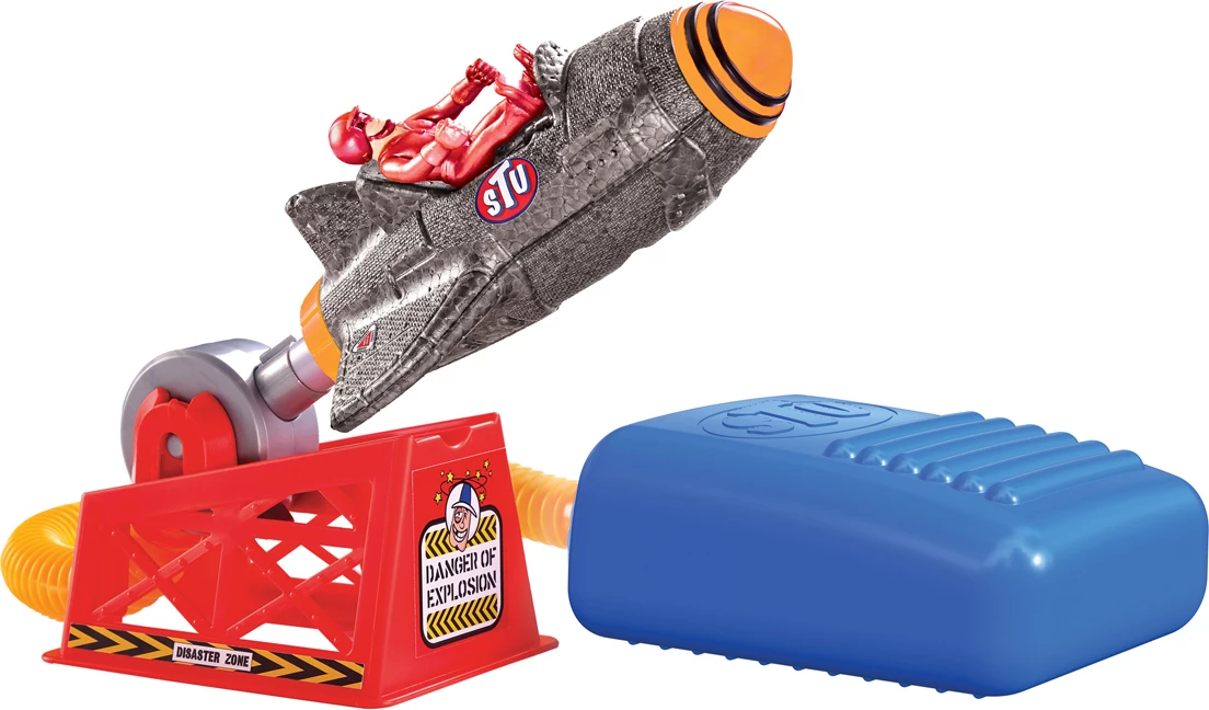 Stuntman Stu Sky Comet Rocket Plane Playset