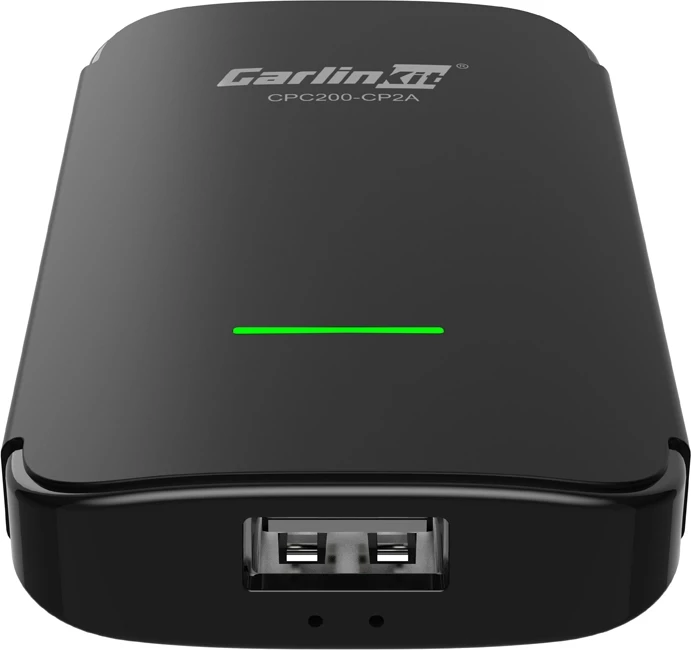 Adapter wireless Carlinkit CP2A PRO për CarPlay/Android Auto, i zi, set me 2 kabllo