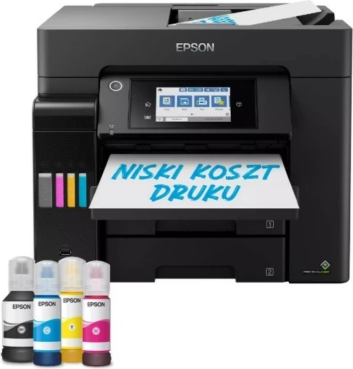 Printer multifunksional Epson L6570, A4, Wi‑Fi/Ethernet, Duplex, ADF 50 fletë, i zi