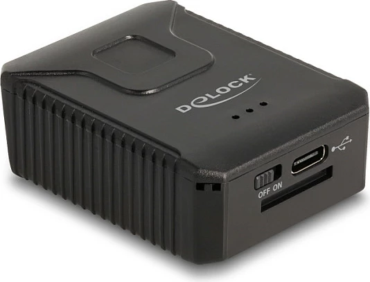 Skaner barkodi DeLOCK wearable 1D/2D, Bluetooth 4.1 / 2.4 GHz, për dorëzë 90606/90609, i zi