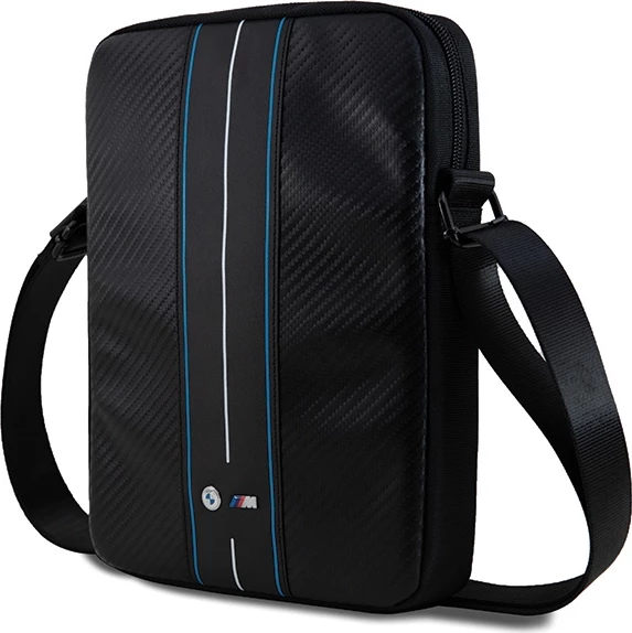 Çantë tablet BMW Carbon Blue Stripe, 10 inç, e zezë