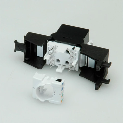 Keystone jack ROLINE Cat 6a RJ-45, toolless, SLIM, i zi