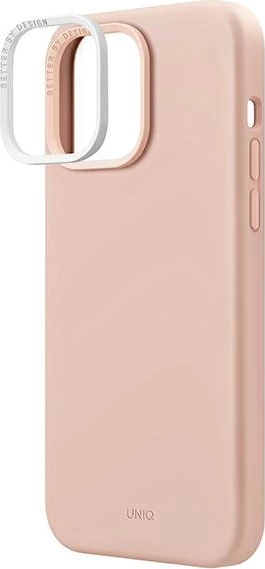 Mbështjellës UNIQ Lino për iPhone 14 Pro Max, Rozë