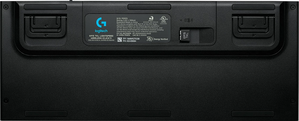 Tastierë mekanike Logitech G G915 TKL, Wireless, RGB, GL Tactile, Carbon