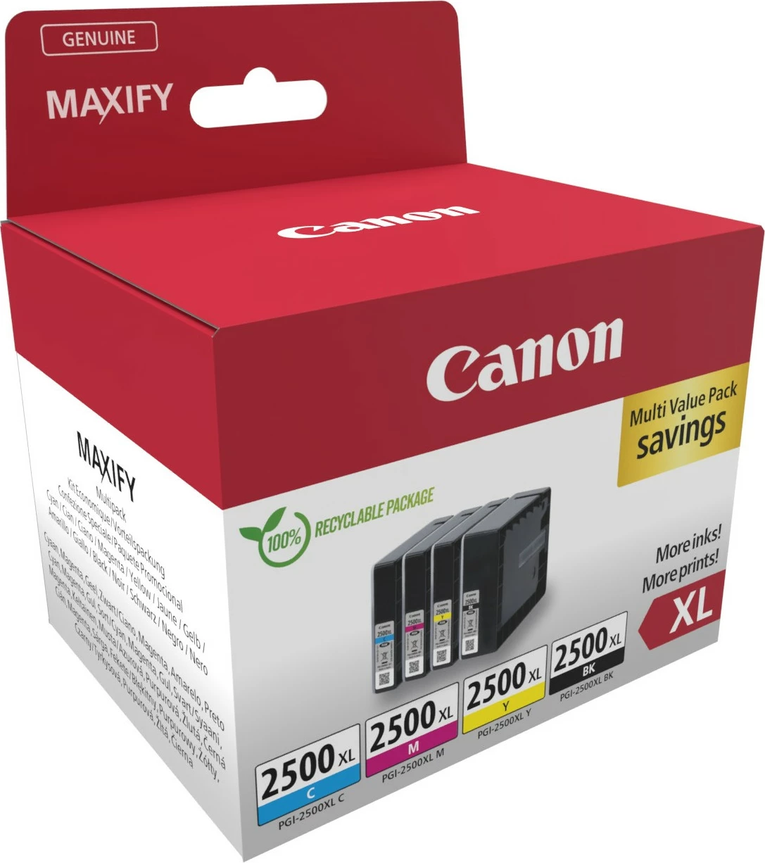 Toner Canon 9254B010, High (XL) Yield, Black, Cyan, Magenta, Yellow, 4 pc(s), Multi pack