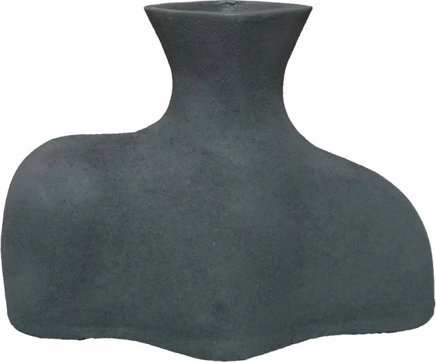 Vazo DANEET, alumin, gri, 31x17x22 cm