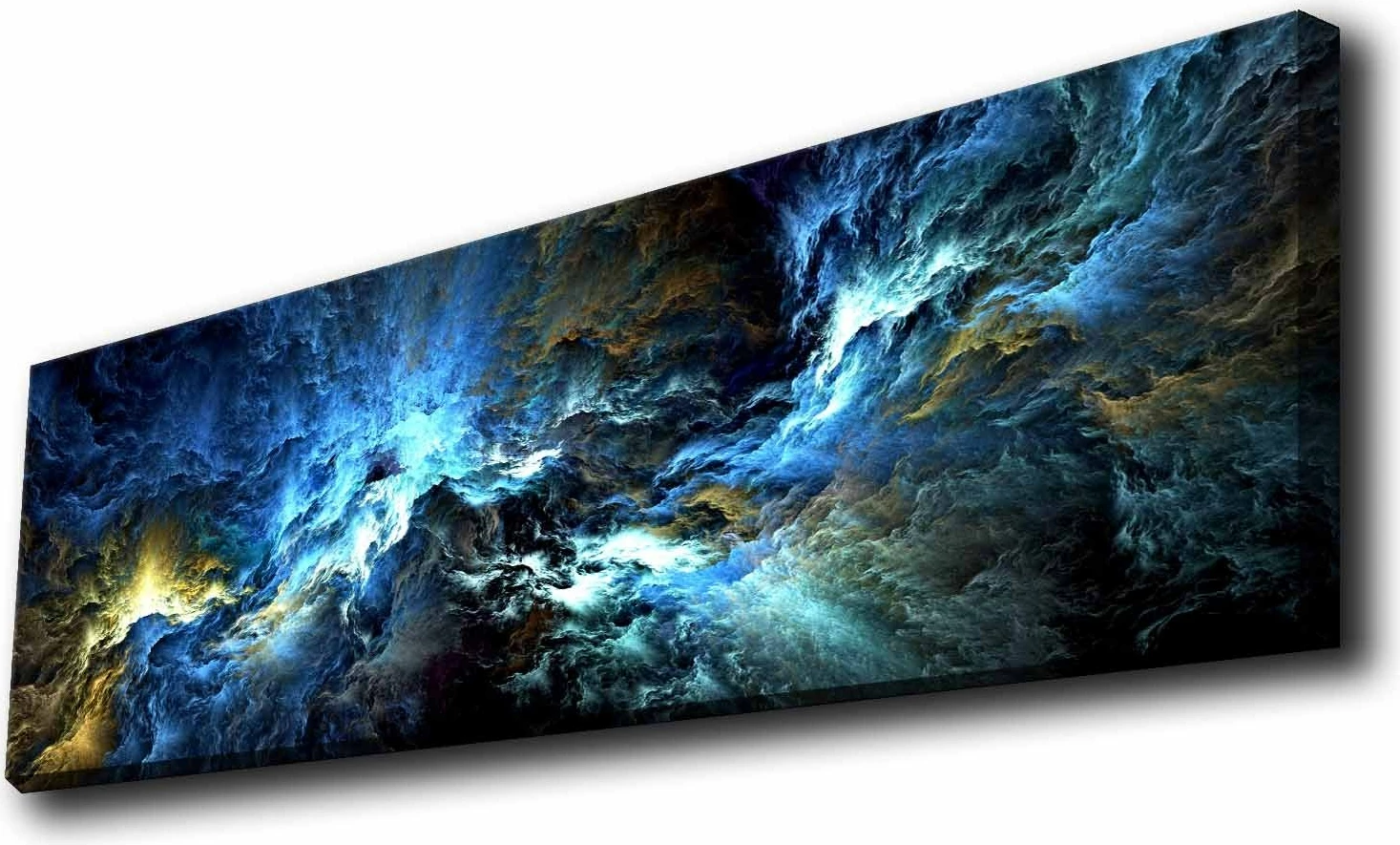 Pikturë dekorative në kanavacë me drita LED, shumëngjyrëshe, 30x90cm, 3090KTLGDACT-005