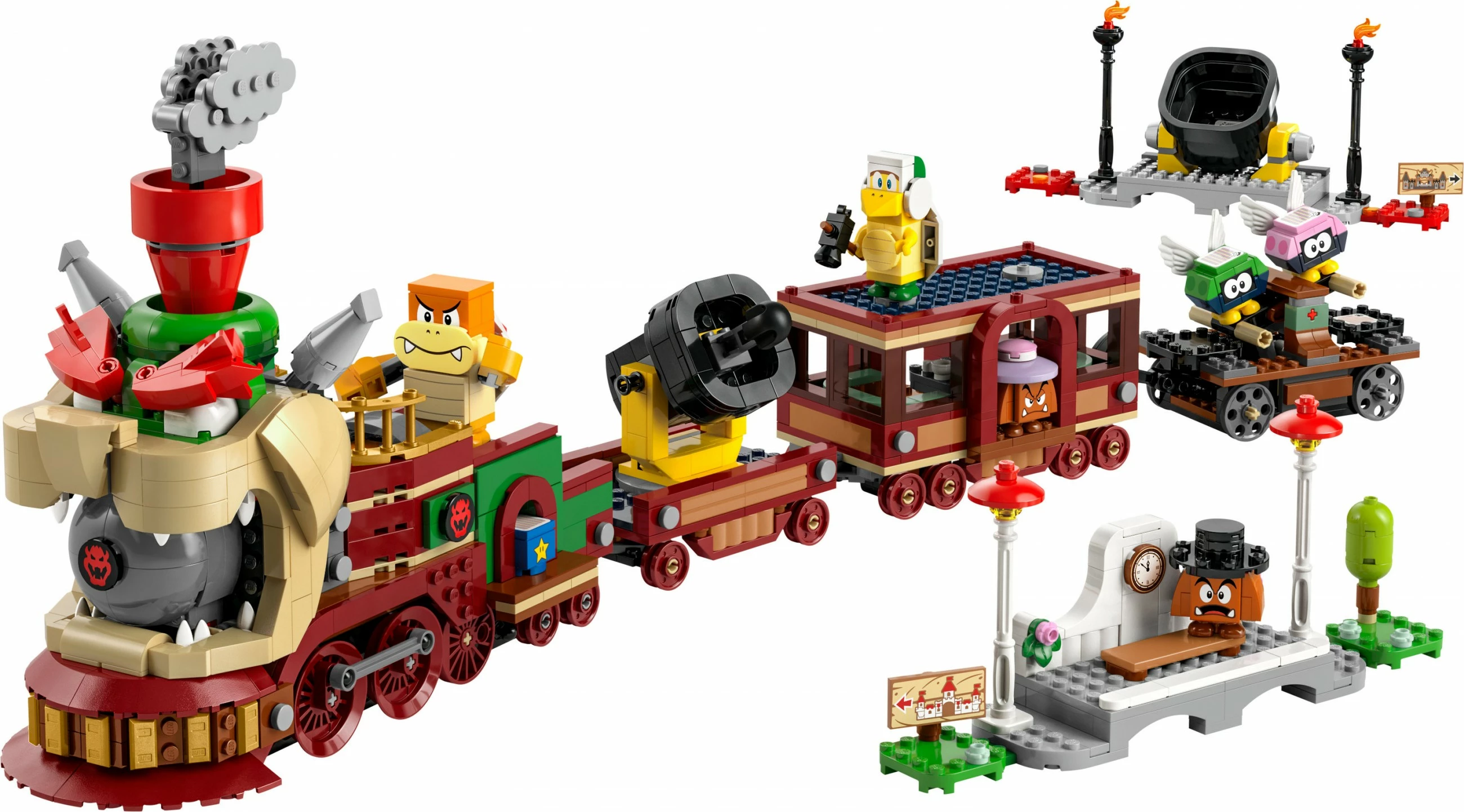 Set ndërtimi LEGO Super Mario 71437 Bowser Express Train, shumëngjyrësh