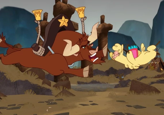 Them's Fightin' Herds - Character/Stage: Texas DLC Global