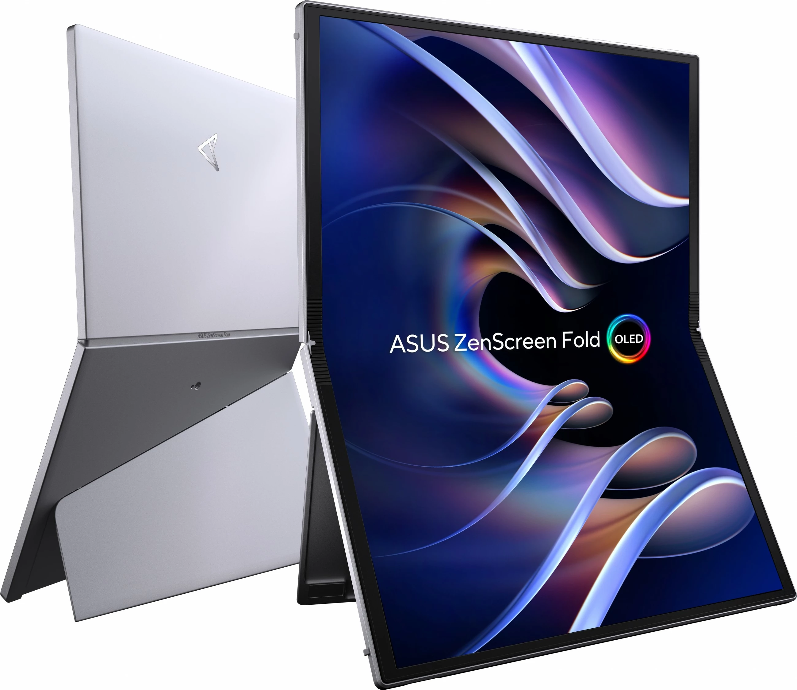 Monitor portativ ASUS ZenScreen Fold OLED MQ17QH, 17.3", Quad HD, OLED, Argjendtë