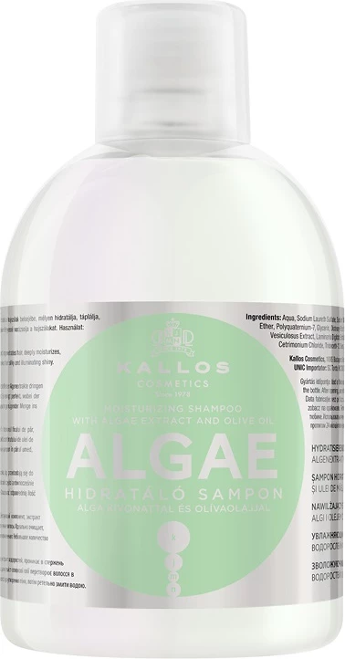 Shampon për femra Kallos Algae Moisturizing 1000ml
