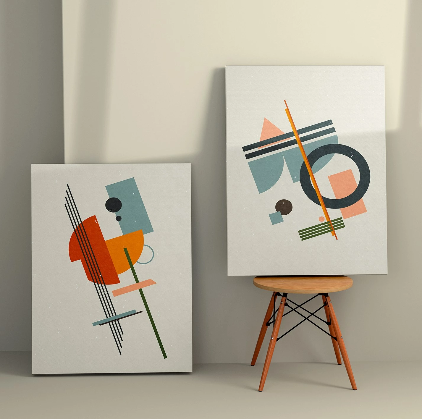 Pikturë dekorative në kanavacë (2 copë), Wallity, 2KNV4246, 50x70 cm