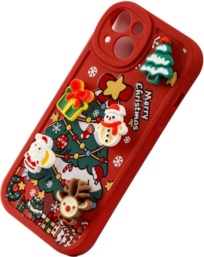 Fotroll për telefon TECH TIME Christmas Edition Cherry Red (IP14PLUS)