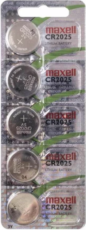 Bateri Maxell CR2025, 5 copë