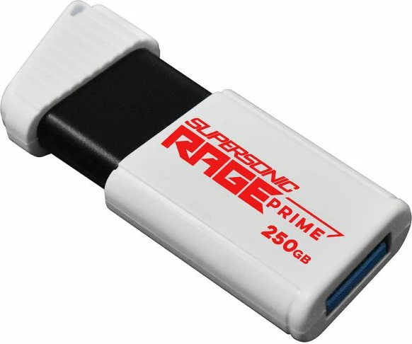 memorje USB PATRIOT Supersonic Rage Prime PEF250GRPMW32U 250GB USB 3.2 Gen2 deri 600MB/s, e bardhë