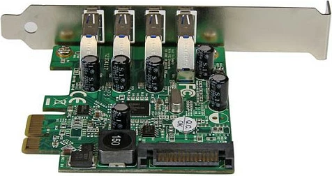 Kartë PCIe StarTech PEXUSB3S4V, 4x USB 3.0/USB 3.2 Gen 1, UASP, SATA Power