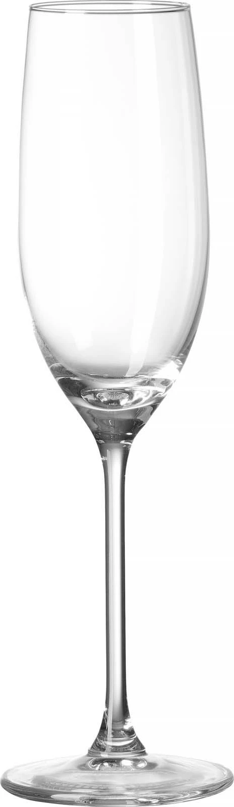 Gotë flute Fine Dine Cantare 210 ml, set 6 copë, transparente