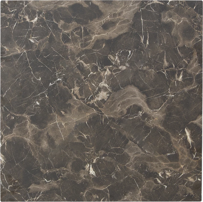 Sipërfaqe tavoline Verhia HPL ngjyrë mermeri të errët 69x69cm 12mm trashësi