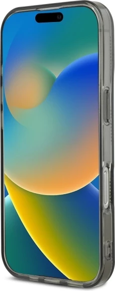 Mbështjellës Karl Lagerfeld IML Karl Head Electroplated për iPhone 16 Pro, Zi