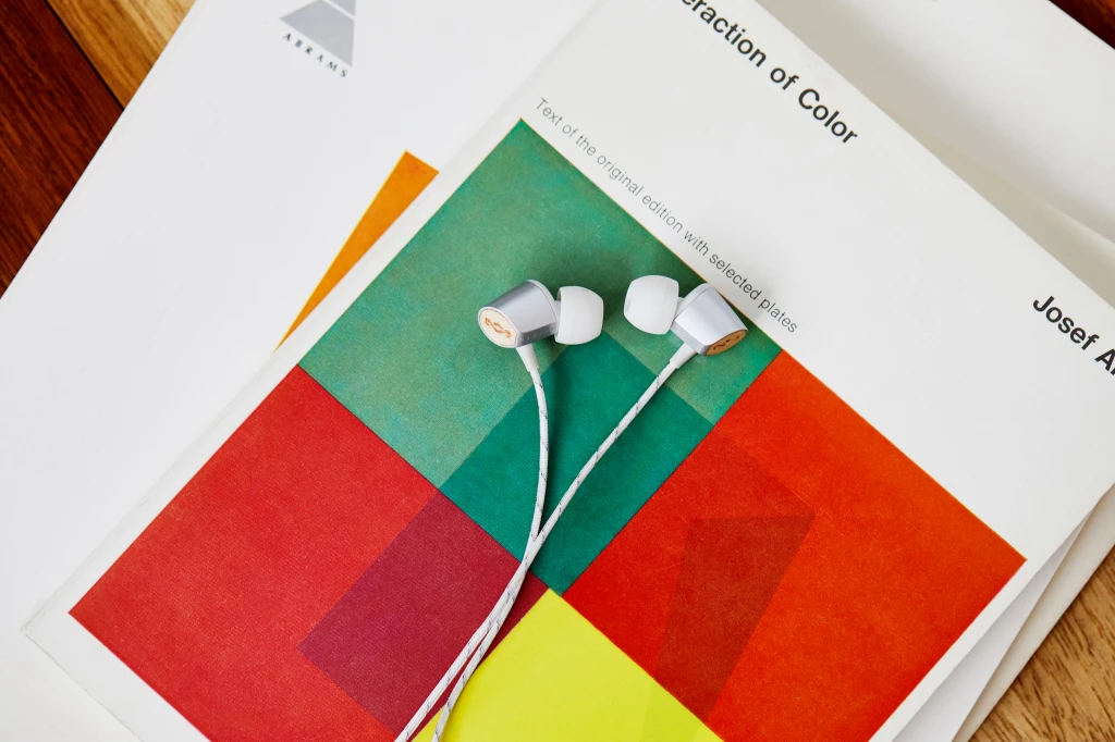 Kufje in-ear House of Marley Uplift 2.0, 3.5mm, me mikrofon, argjend