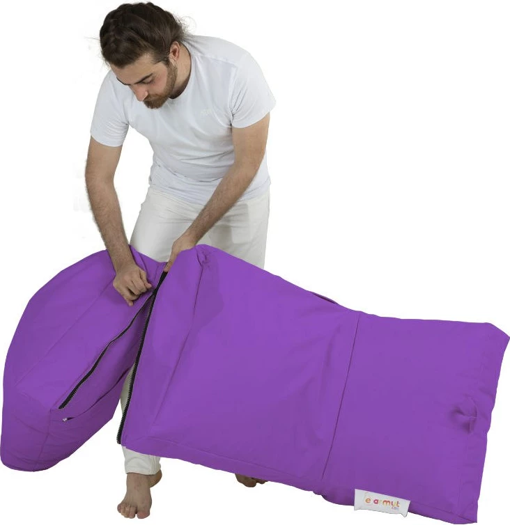Qese për ulje në kopsht, ngjyrë vjollcë, Siesta Sofa Bed Pouf