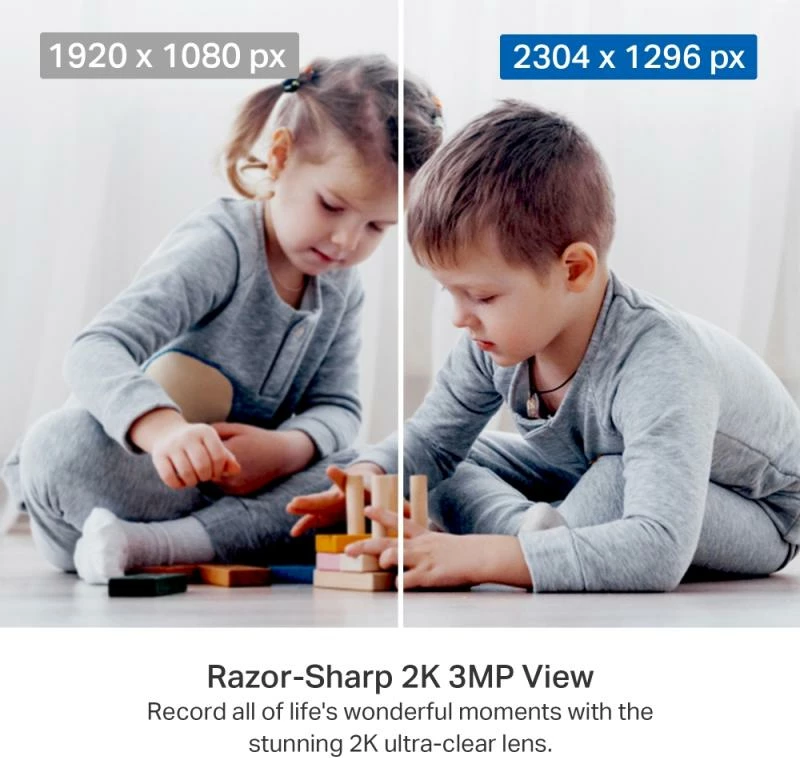 Kamerë IP pan/tilt TP-Link Tapo C211 3MP, e zezë
