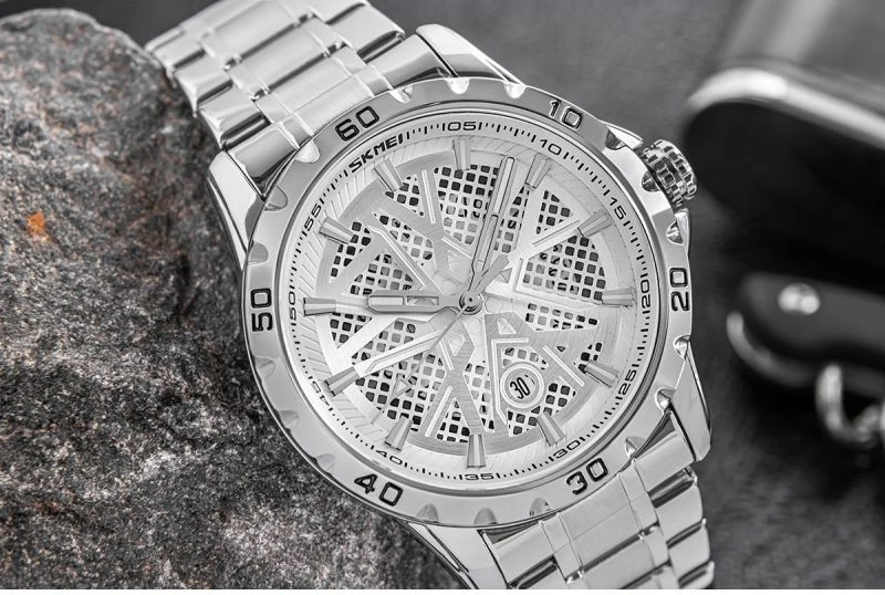 Orë dore për meshkuj Skmei, e zezë