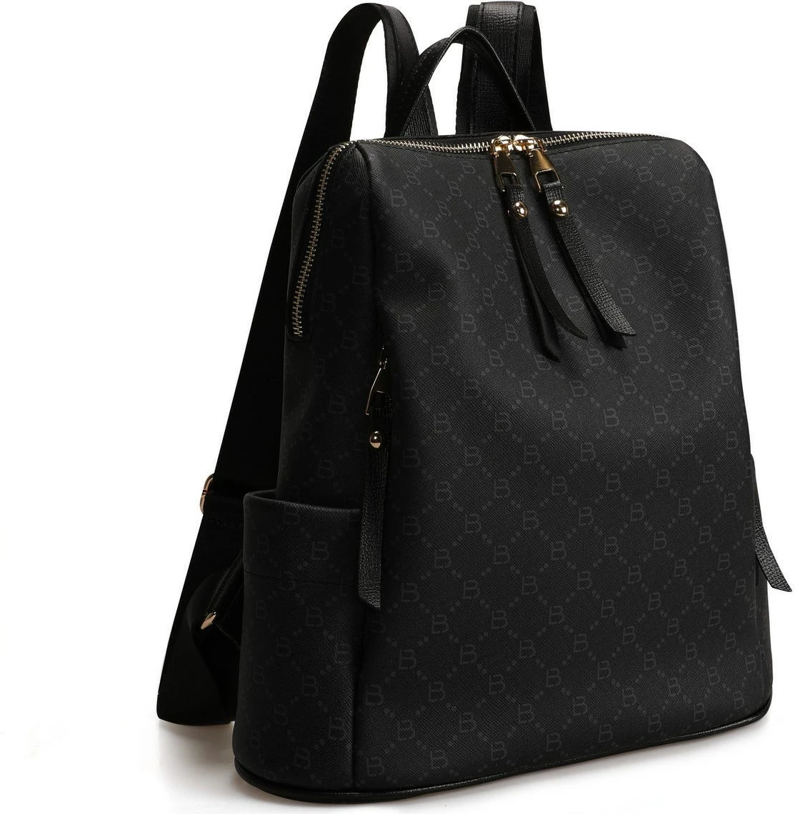 Çantë shpine Lucky Bees, 359 v2, e zezë, gri