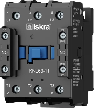 Kontaktor Iskra KNL63-11 – 30kW, 63A, 1NO + 1NC