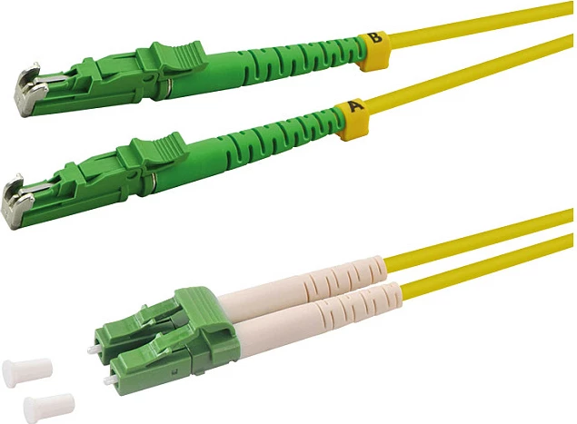Kabllo patch fibër optike LogiLink OS2 LSH/LC, duplex, 3m, 9/125µm, e verdhë
