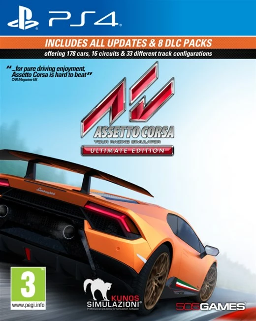 Video lojë 505 Games Assetto Corsa Ultimate Edition për PlayStation 4