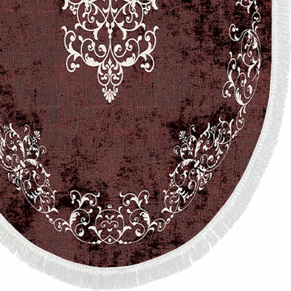 Set tapetash banjoje, 2 copë, Mijölnir, 410616 - O, ngjyrë e kuqe e errët
