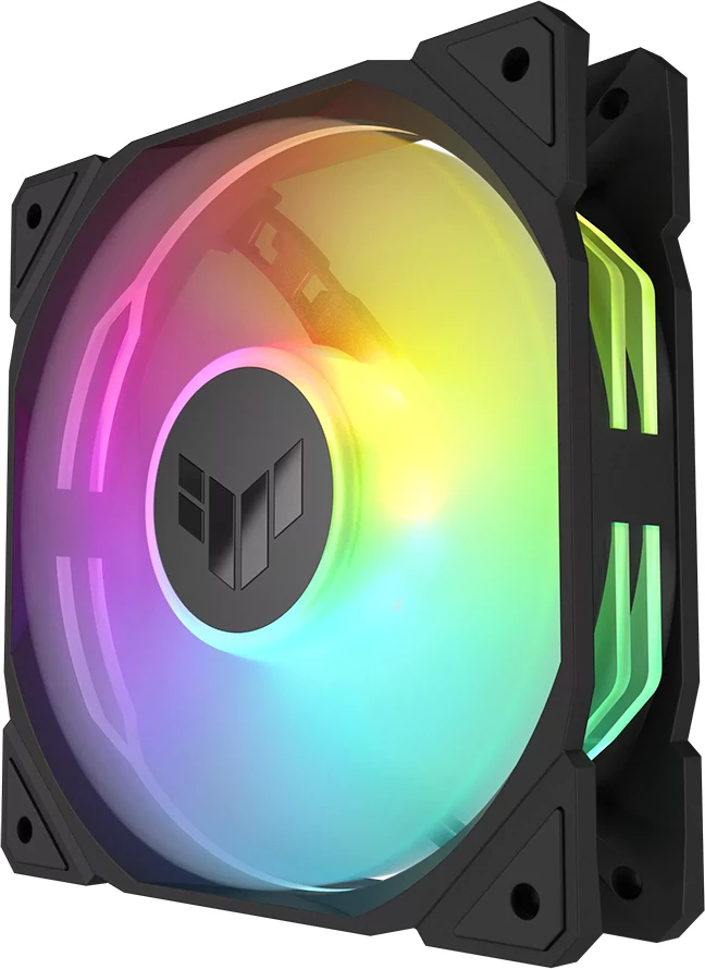 Ventilator për kasë ASUS TUF Gaming TR120 ARGB 120mm 3n1, i zi