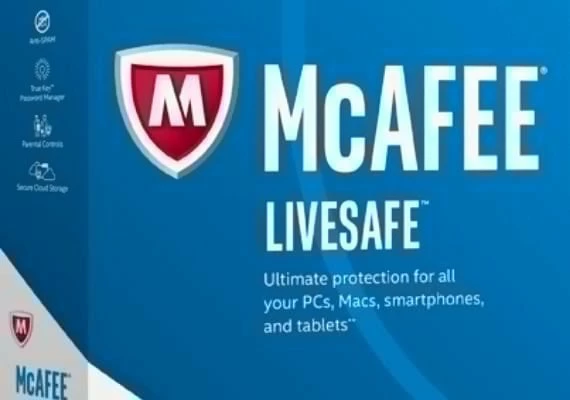McAfee Livesafe 1 Year 1 User Unlimited Devices EN Global