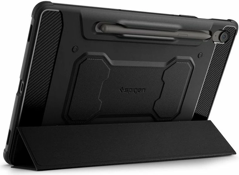 Mbështjellës me kapak Spigen Rugged Armor Pro për Samsung Galaxy Tab S10 FE+ 13.1\", i zi