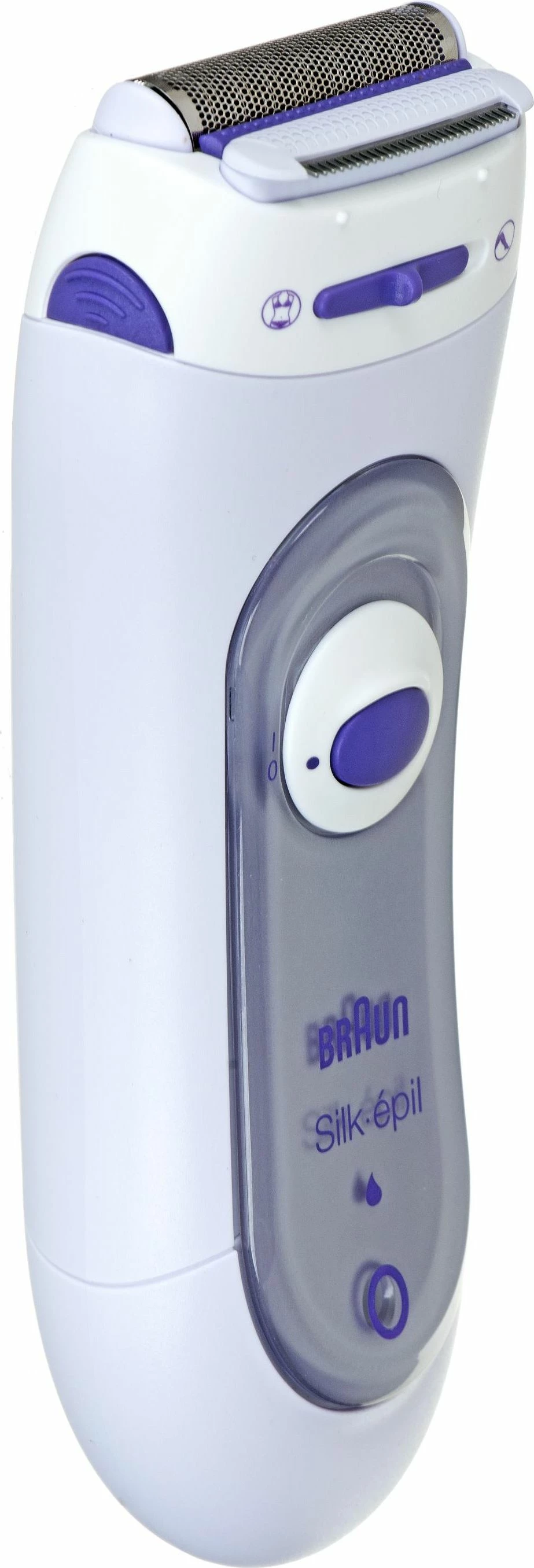 Makinë rroje për gra Braun Lady Shaver LS 5560 Wet & Dry me trimmer, vjollcë, me karikues dhe furçë pastrimi