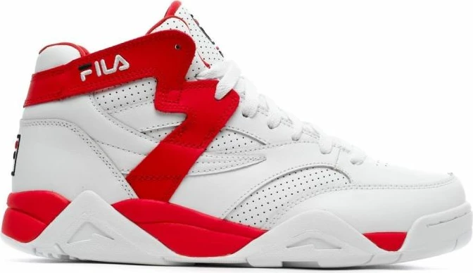 Atlete të larta për meshkuj Fila M-Squad Mid M, të bardha dhe të kuqe