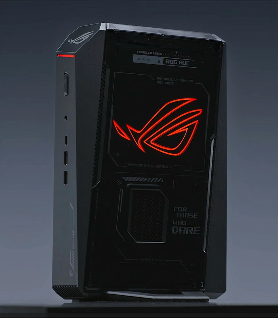 Mini PC ASUS ROG NUC RNUC15JNK7X569A2, Core Ultra 7 255HX, 16GB RAM, 1TB NVMe SSD, GeForce RTX 5060, Windows 11 Home, i zi