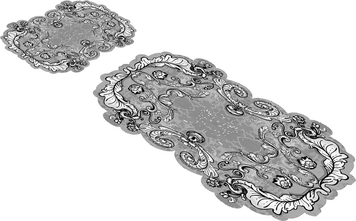 Set tapetash për banjo, ngjyrë gri, Mijölnir, 2 copë, 21014915Gr
