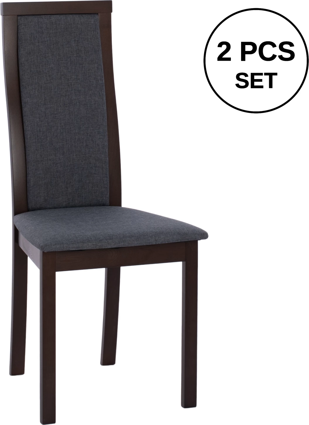 Karrige dru ahu, ngjyrë arre, FH9257.01, 45x55x100 cm, set prej 2 copë