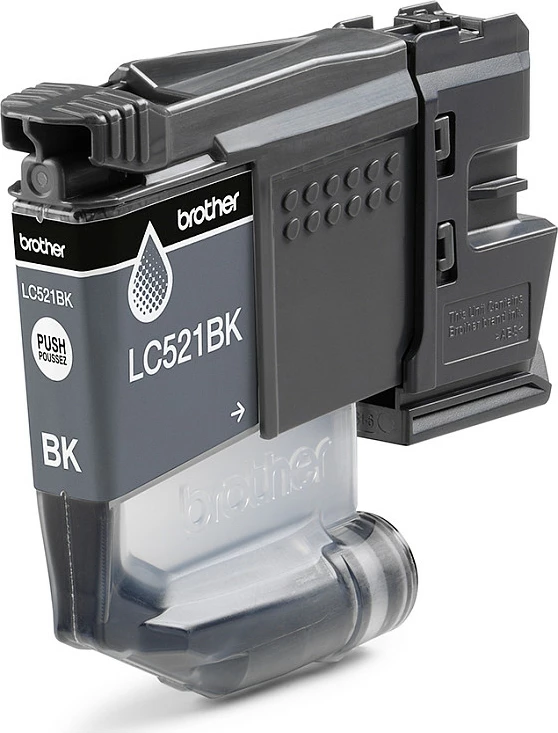 Kartrixhe boje Brother LC521BK, origjinale, 500 faqe, e zezë