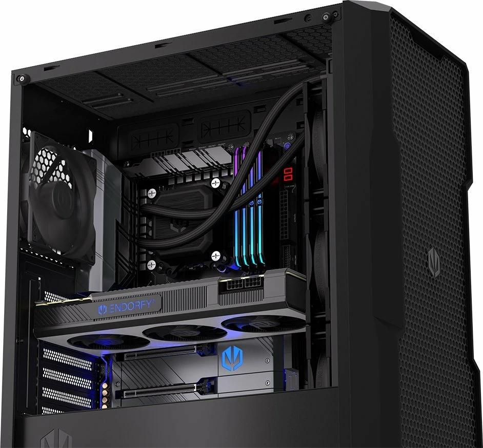 Ftohje me ujë AIO Endorfy Navis F360 EY3B003, radiator 360 mm, 3x120 mm PWM, e zezë