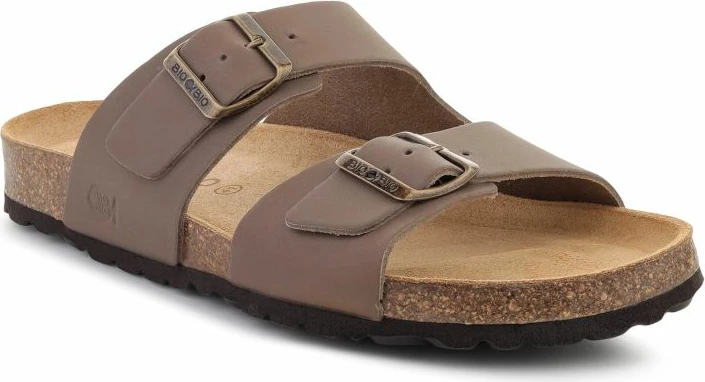 Pantofla lëkure për meshkuj Bio Bio Bobby Country Giorgio, kafe [Madhësia: 43]