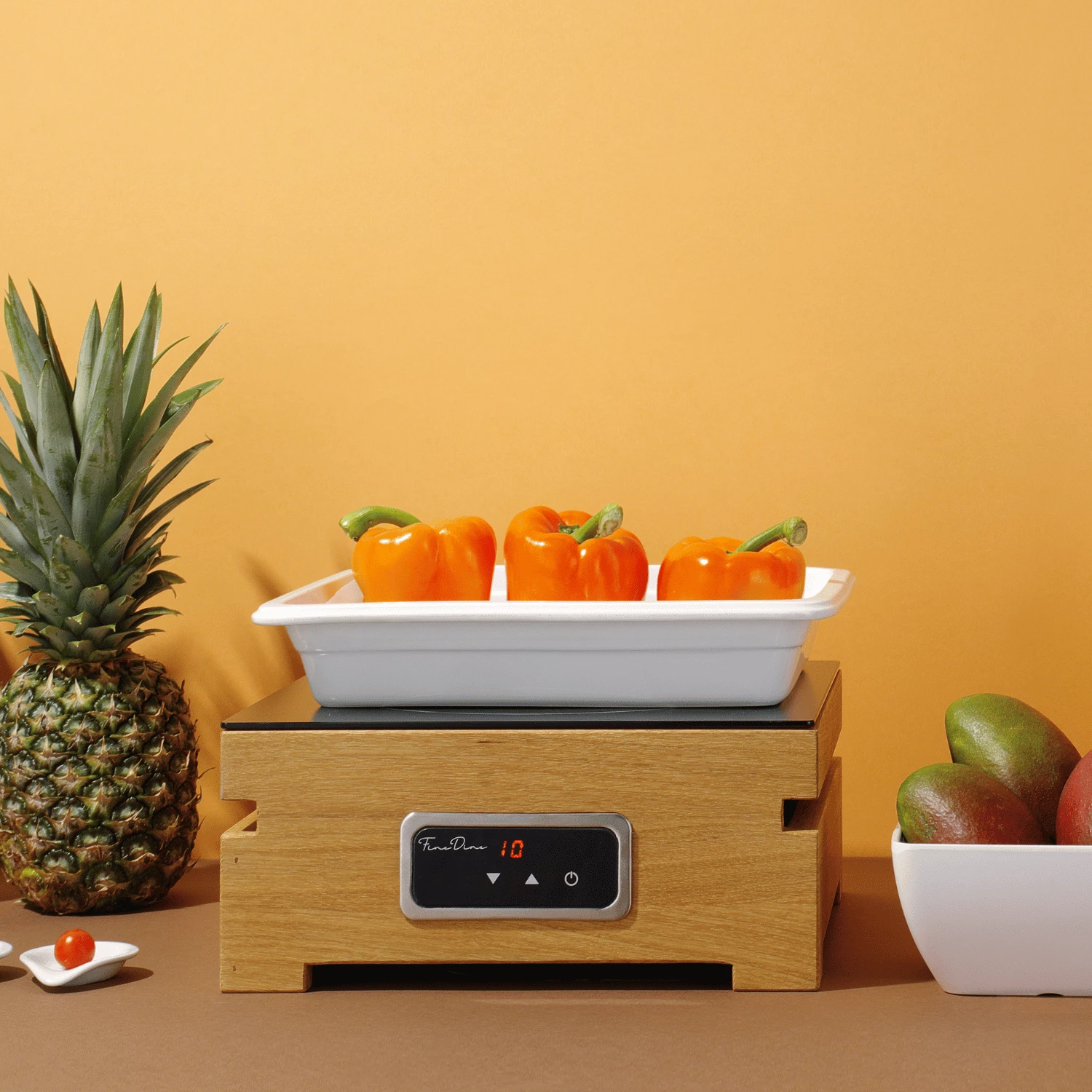 Pllakë induksioni e inkorporueshme, Fine Dine, 1000 W, 350x350 mm, e zezë