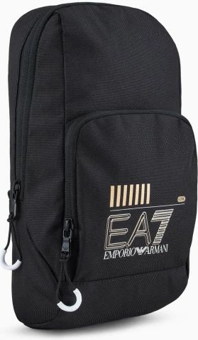 Çantë krahu për meshkuj Emporio Armani, e zezë