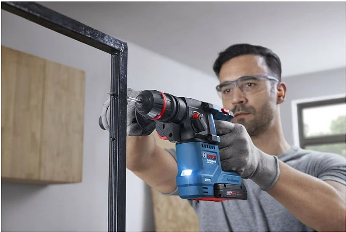 Çekiç shpues me bateri Bosch Professional GBH 18V-18 X, SDS Plus, 18V, blu