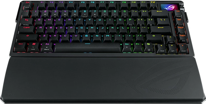 Tastierë gaming ASUS ROG Azoth Extreme, 75%, mekanike ROG NX Snow, Wireless/Bluetooth 5.1, OLED, RGB, FR QWERTZ, e zezë