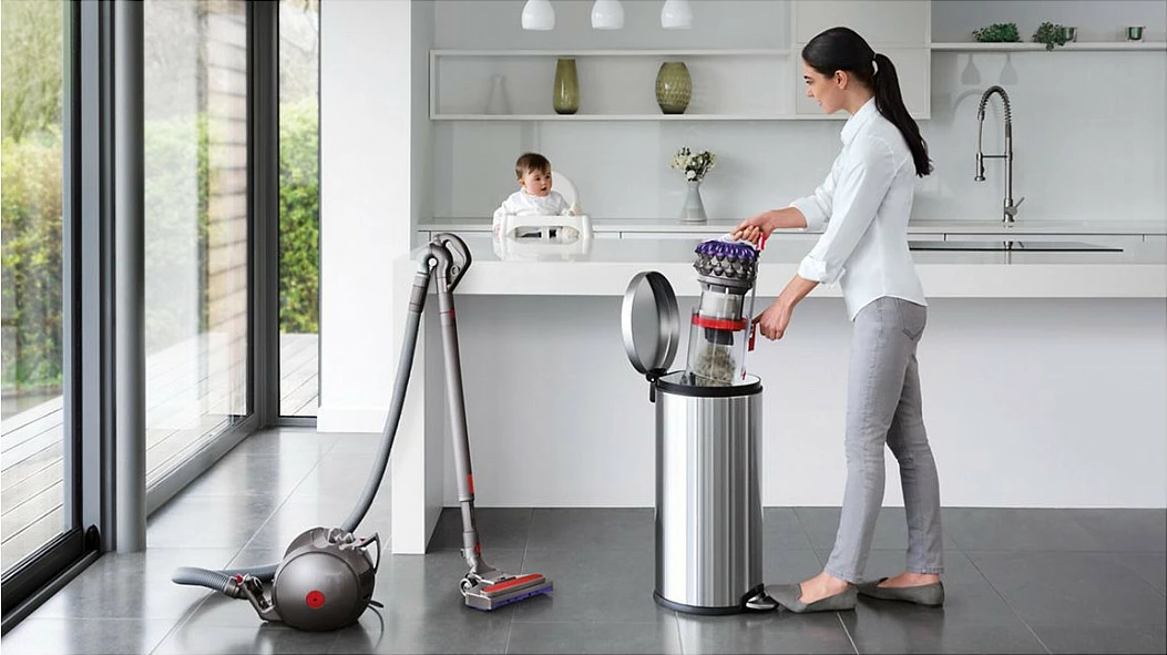Fshesë me korrent Dyson Big Ball Absolute 2, cilindrike, ciklonike, rreze 10.62 m, Nickel
