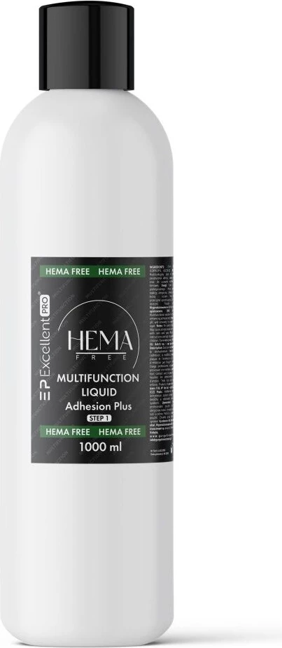 Lëng multifunksional për thonj Excellent PRO Adhesion Plus për femra, 1000ml